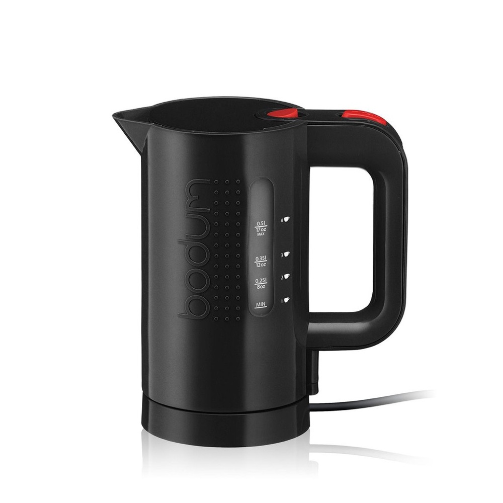 BODUM NEW bistro electric water kettle -black -17oz